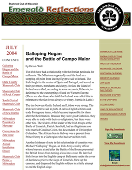 Galloping Hogan and the Battle of Campo Maior