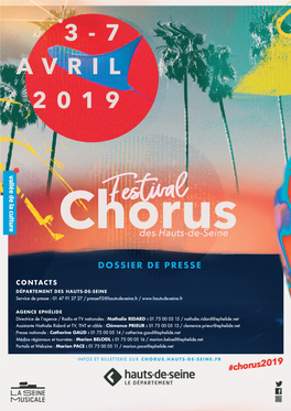 Dossier De Presse Chorus 2019