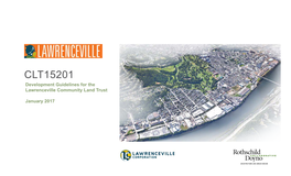 CLT15201 Development Guidelines for the Lawrenceville Community Land Trust
