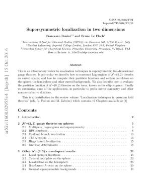 Supersymmetric Localization in Two Dimensions