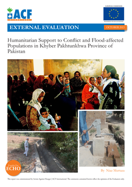 Humanitarian Support to Conflict and Flood-Affected Populations in Khyber Pakhtunkhwa Province of Pakistan