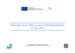 Strategický Rámec MAP Na Území ORP Mladá Boleslav Do Roku 2023