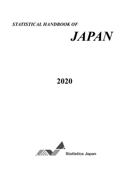 Statistical Handbook of Japan 2020, Statistics Bureau, Ministry of Internal Affairs and Communications, Japan