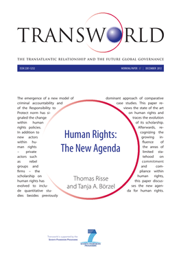 Human Rights and Gnaled the Change Traces the Evolution Within Human of Its Scholarship