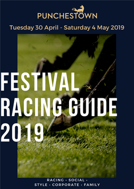 Festival Racing Guide 2019