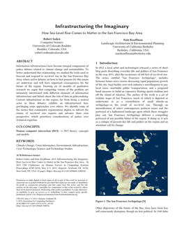 Infrastructuring the Imaginary How Sea-Level Rise Comes to Matter in the San Francisco Bay Area