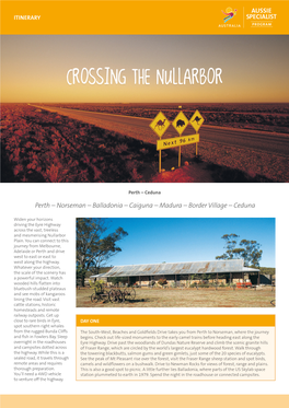 6 Days Crossing the Nullarbor