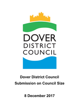 Dover District Council Submission on Council Size