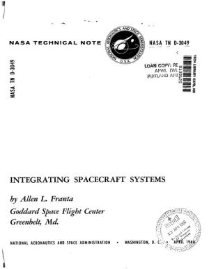 Integrating Spacecraft Systems