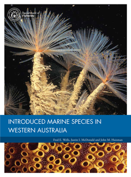 Introduced Marine Species in Western Australia Western in Species Marine Introduced