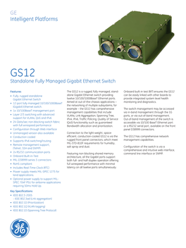 GS12 Standalone Fully Managed Gigabit Ethernet Switch