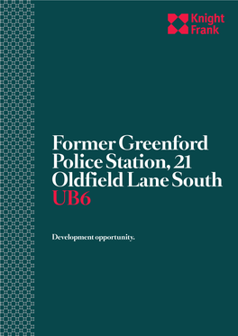Former Greenford Police Station Particulars