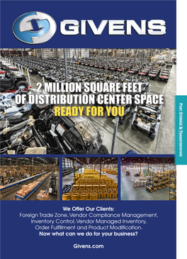 2 Million Square Feet of Distribution Center Space