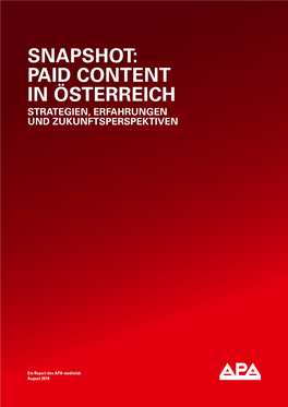Paid Content in Österreich Strategien, Erfahrungen Und Zukunftsperspektiven