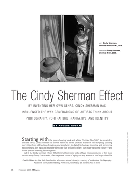 The Cindy Sherman Effect
