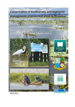 Conservation of Biodiversity and Improved Management of Protected Areas in Myanmar