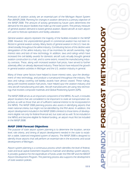 Michigan Airport System Plan (MASP) 2008