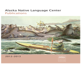 Alaska Native Language Center Publications