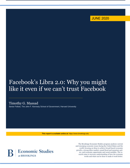 Facebook's Libra 2.0: Why You Might Like It Even If We Can't Trust Facebook