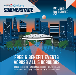 Summerstage, New York’S Largest Free Outdoor Performing Arts Festival
