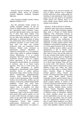 Historiae Deorum Gentilium De Apolline, Aesculapio, Musis, Aurora