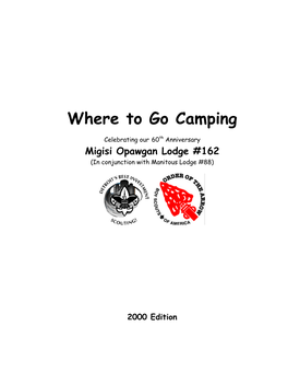 Where to Go Camping