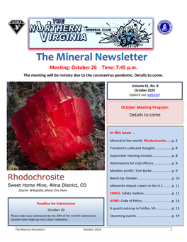 NVMC Oct 2020 Newsletter.Pdf