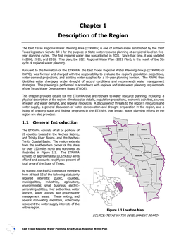 Chapter 1 Description of the Region