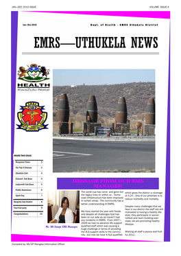 EMRS Uthukela Newsletter