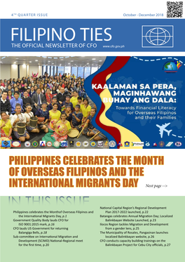 Filipino Ties the Official Newsletter of Cfo
