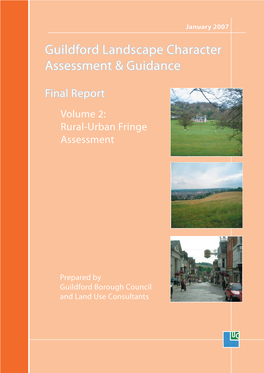 Guildford Landscape Character Assessment & Guidance