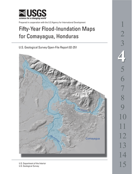 Fifty-Year Flood-Inundation Maps for Comayagua, Honduras 2