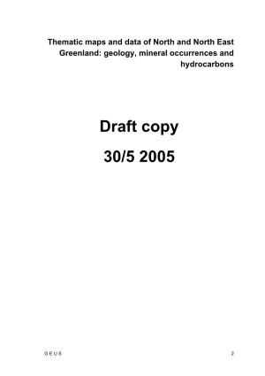 Draft Copy 30/5 2005