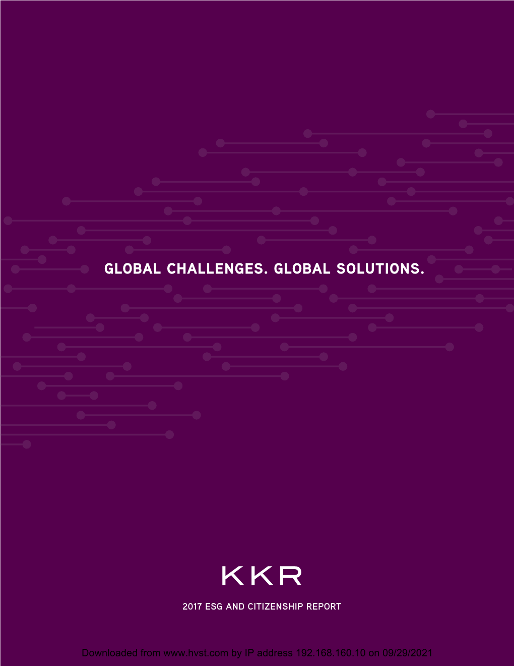 Global Challenges. Global Solutions