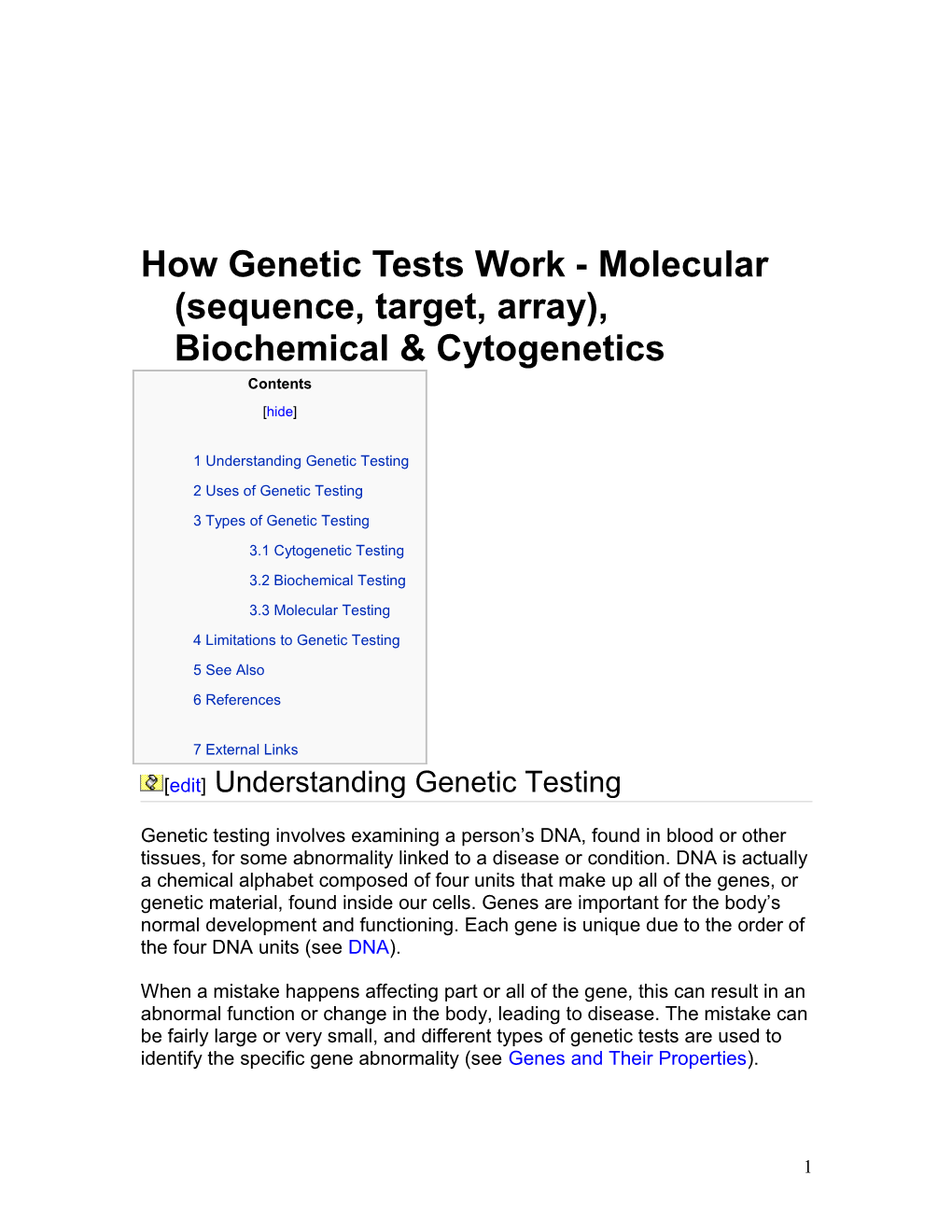 How Genetic Tests Work - Molecular (Sequence, Target, Array), Biochemical & Cytogenetics