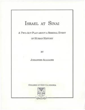 Israel at SINAI