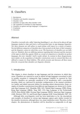 8. Classifiers