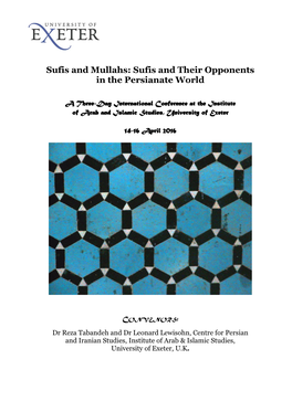 Sufis and Mullahs Programme