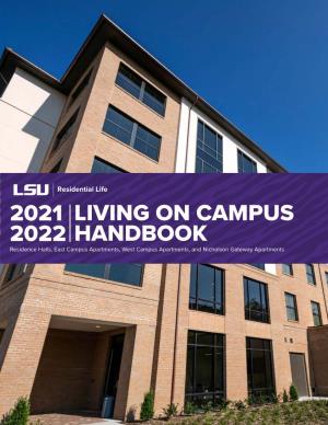 2021 2022 Living on Campus Handbook