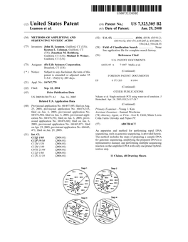 (12) United States Patent (10) Patent No.: US 7,323,305 B2 Leamon Et Al