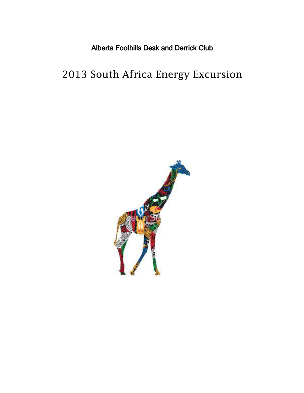 2013 South Africa Energy Excursion