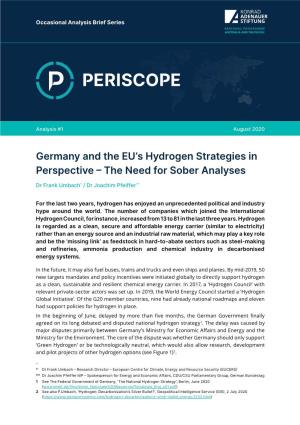 Germany and the EU's Hydrogen Strategies in Perspective