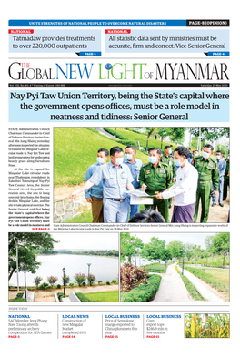 Nay Pyi Taw Union Territory, Being the State's Capital Where The