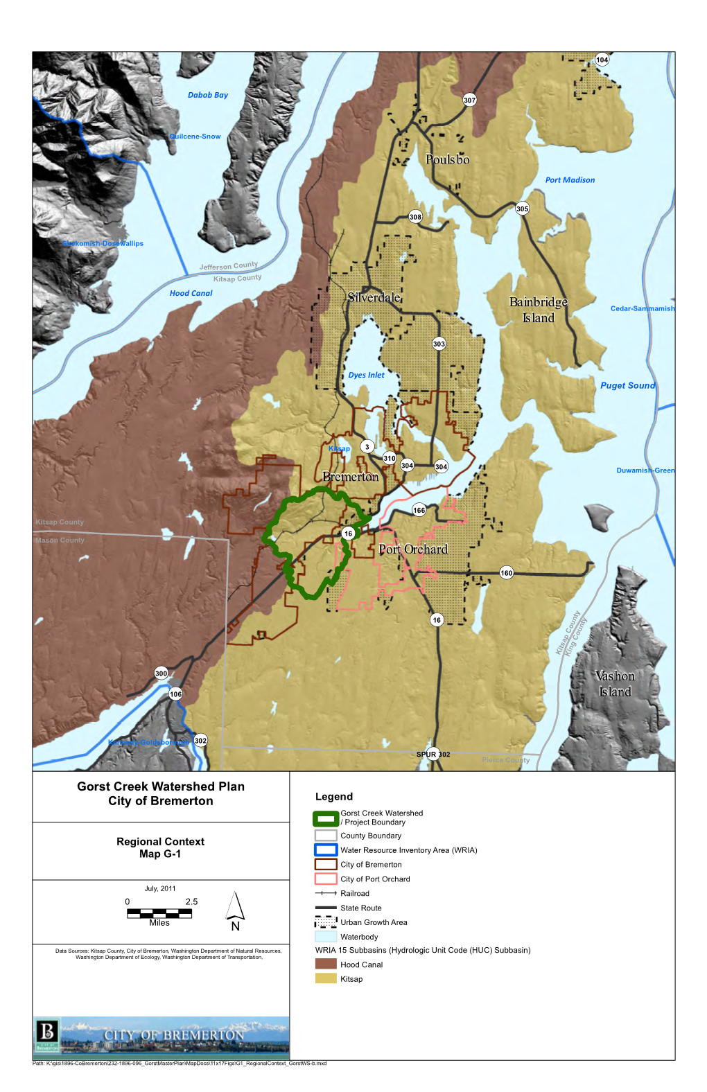 GIS Inventory Maps of the Watershed