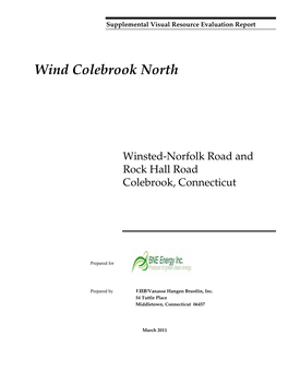 Wind Colebrook North