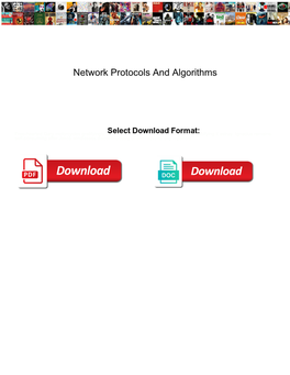 Network Protocols and Algorithms