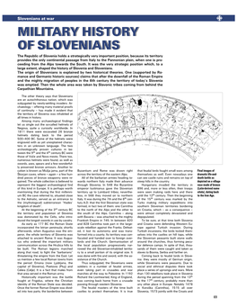 Military History of Slovenians