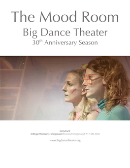 The Mood Room Big Dance Theater 30Th Anniversary Season