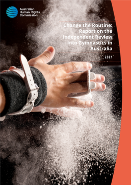 Report on the Independent Review Into Gymnastics in Australia