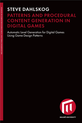 Patterns and Procedural Content Generation in Digital Games